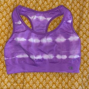Champion purple sports bra